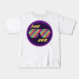 She/Her Kids T-Shirt